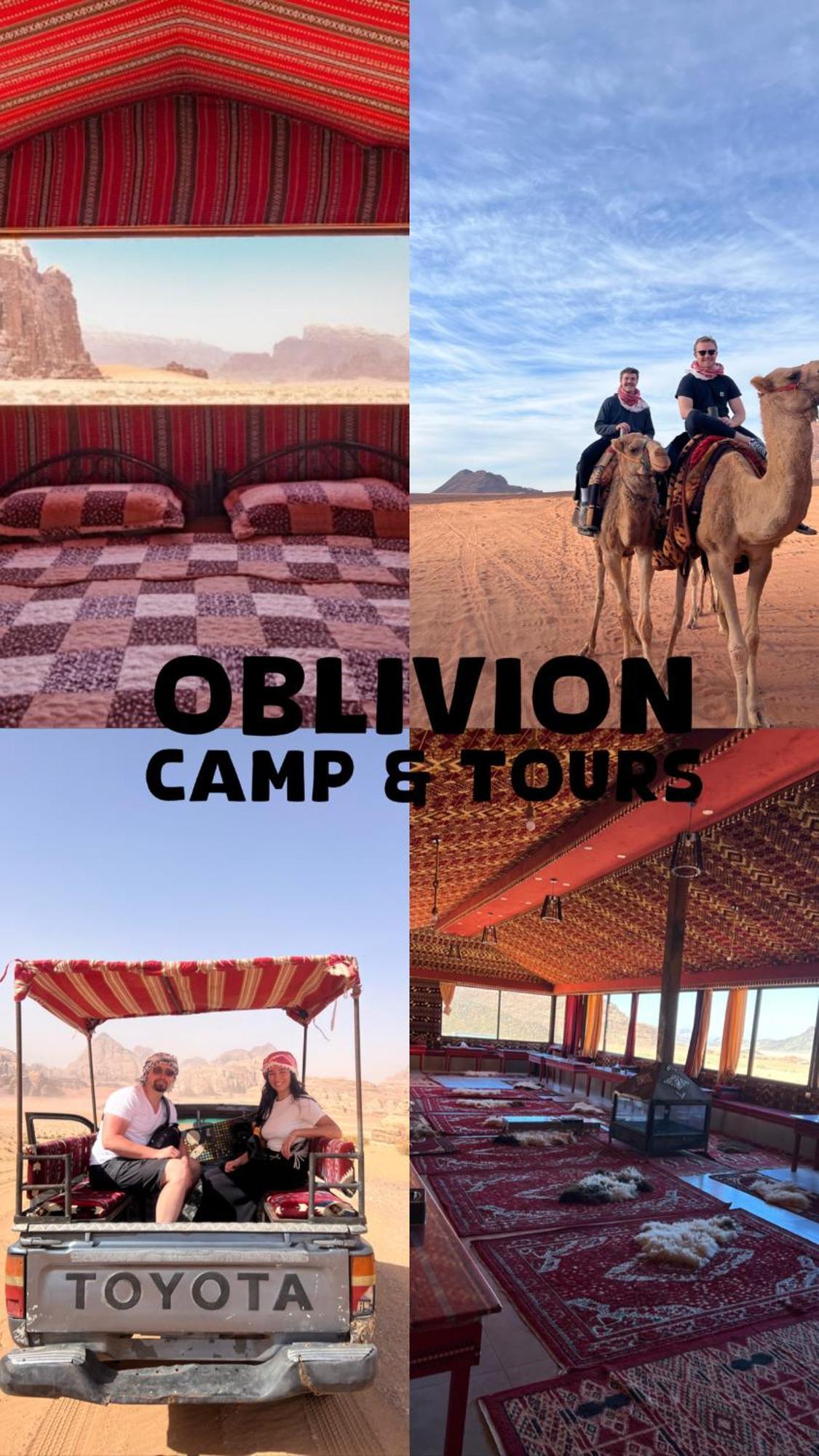 Oblivion Camp Hotell Wadi Rum Eksteriør bilde